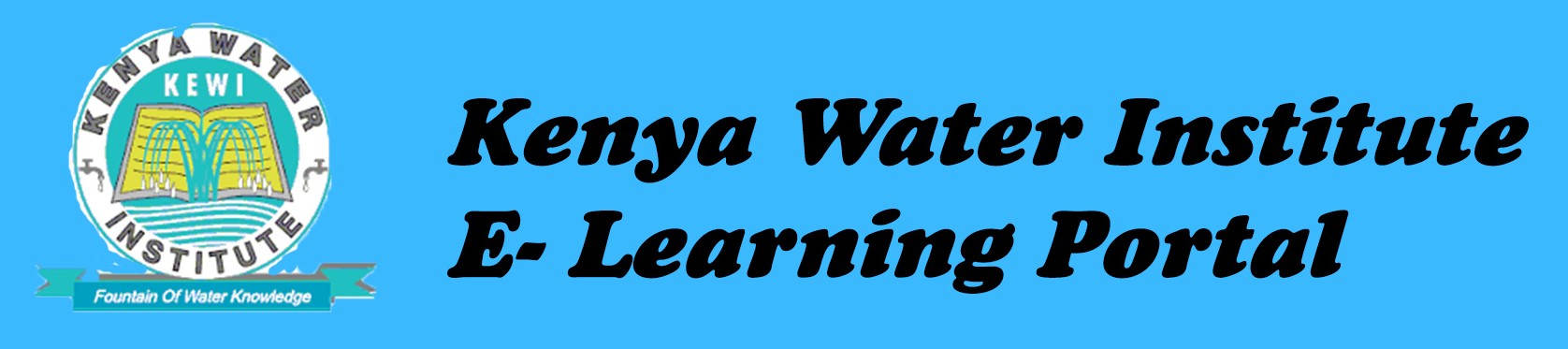 KENYA WATER INSTITUTE E-LEARNING PORTAL